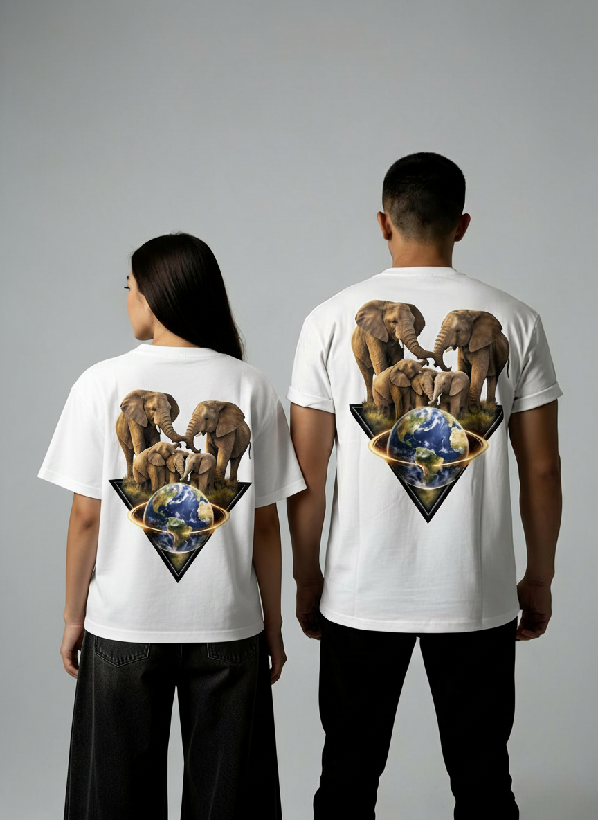 OVERSIZED "FAMILY OVER EVERYTHING" TEE