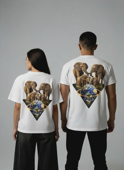 OVERSIZED "FAMILY OVER EVERYTHING" TEE